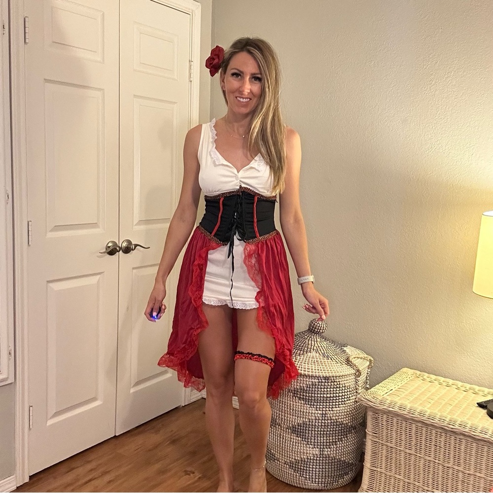 Saloon Girl Sexy Halloween Costume One Size